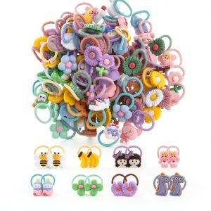 Toddler Hair Ties for Girls by LIUCHENLIIVY Soft Hair-0