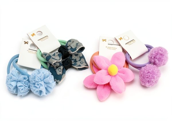 Baby Hair Ties with Bows by BIANHUAN-4