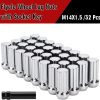 Flycle Chrome Lug Nuts 14x1.5 Lock Design-5