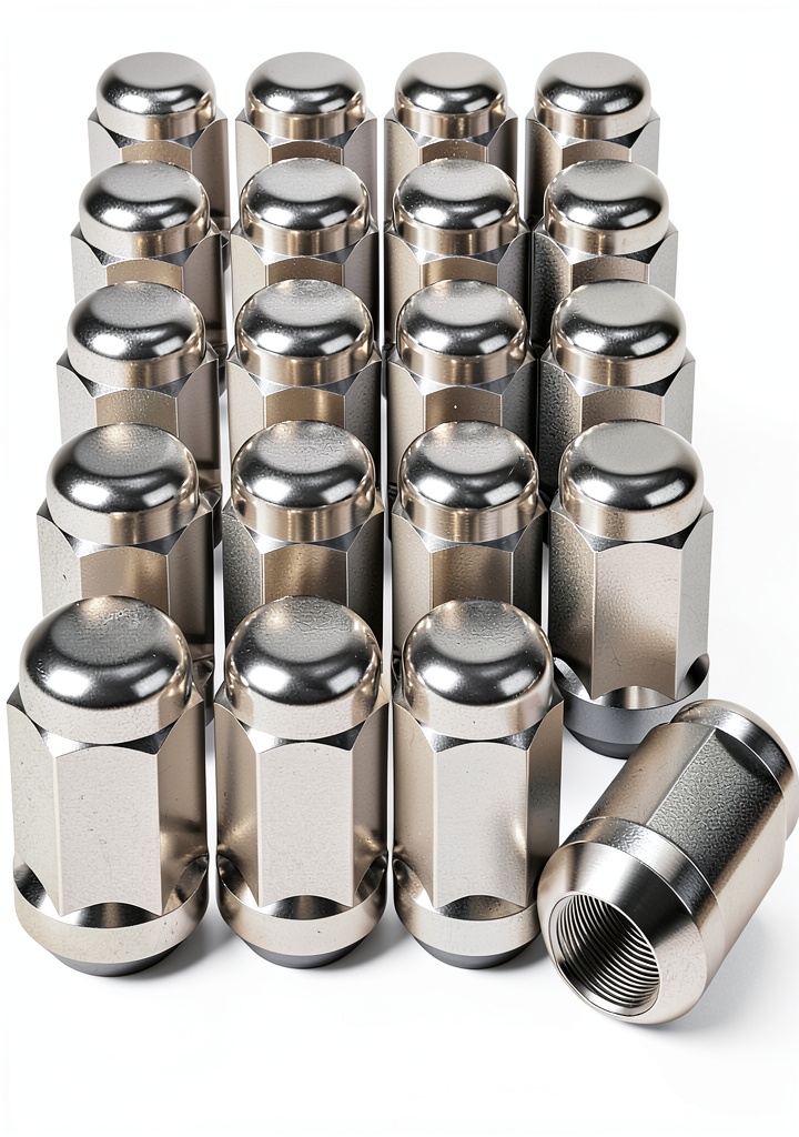 Orion Motor Tech lug nuts installed on a classic Ford Mustang wheel