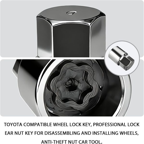 Toyota Lexus Wheel Nut Removal Tool Silver-5