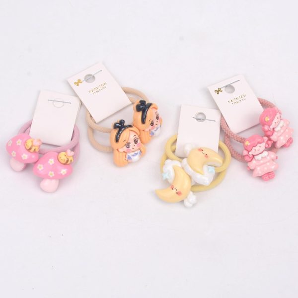 Colorful Hair Ties for Kids by BIANHUAN-3