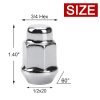 Chrome Acorn Lug Nuts FLYCLE Automotive-4
