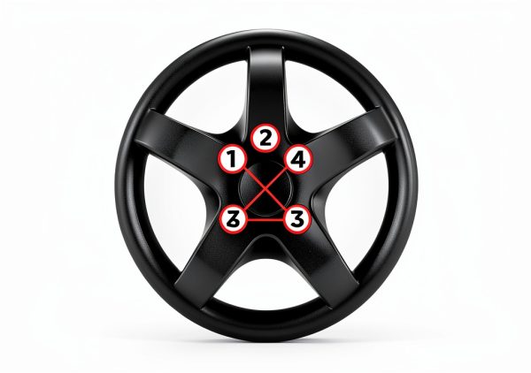 White Knight 6 Spline Small Seating Lug Nuts-5