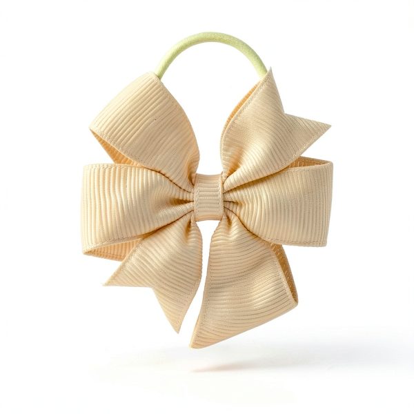 Baby Hair Ties by BBGifts, Grosgrain Ribbon, 2 inch Bow Ties-1