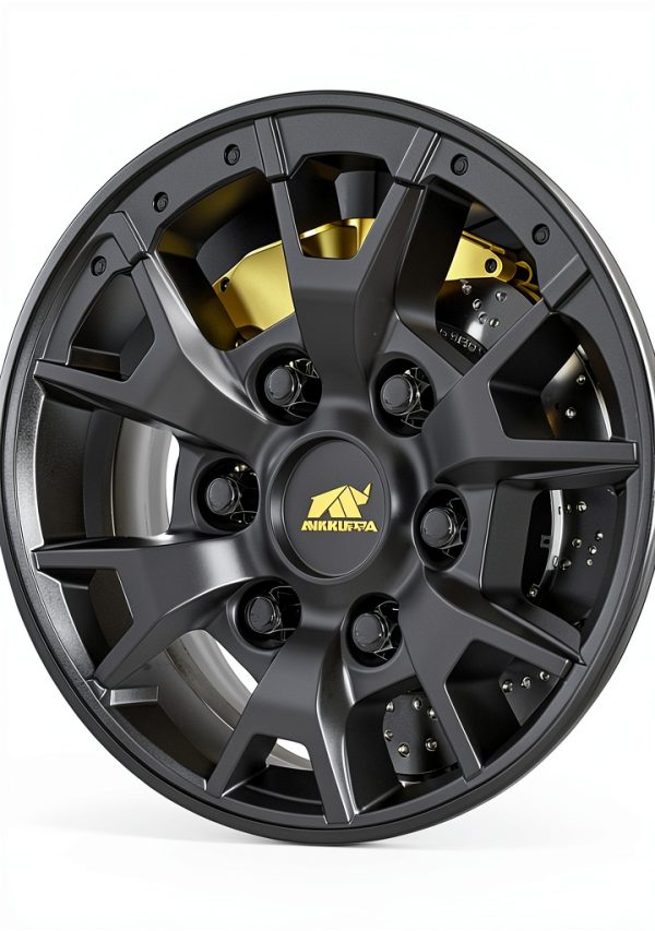 MIKKUPPA Lug Nuts Alloy Steel Hex Black 24pcs-6