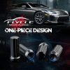 Flycle Acorn Lug Nuts Black Alloy Steel 14x1.5-3