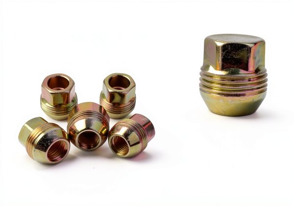 Mardarth 14mmx1.5 Zinc Gold Lug Nuts for Automotive-3