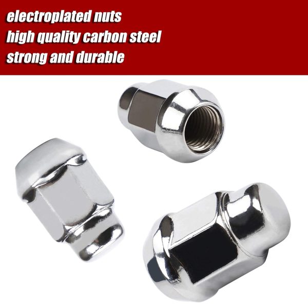 Chrome Acorn Lug Nuts FLYCLE Automotive-3