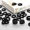 Nspring Black Baby Hair Ties Soft Cotton Elastic-2