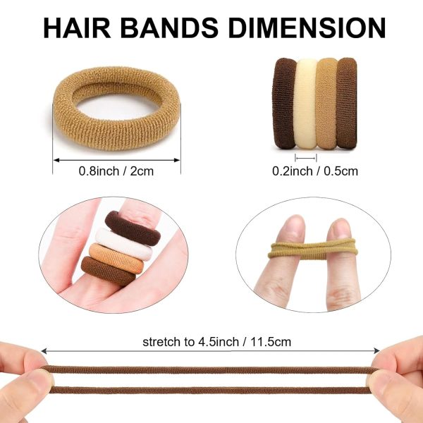 BlueZOO Multi-Color Hair Ties for Toddlers-2