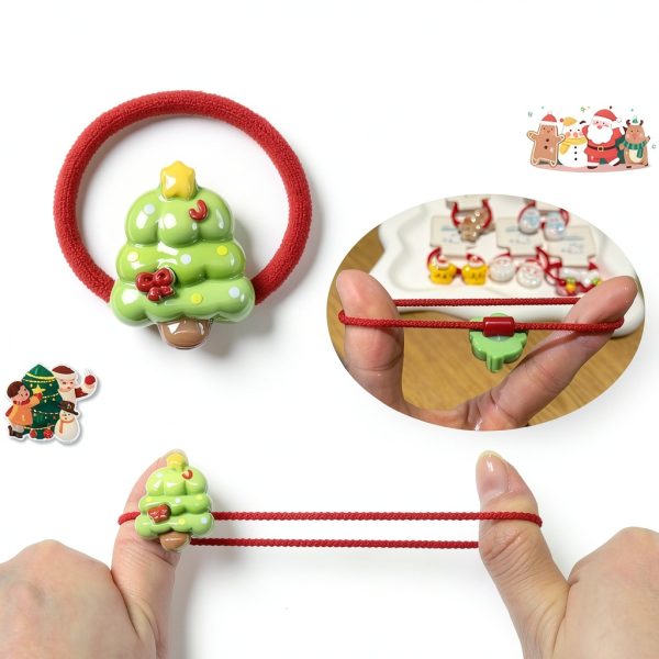 BlueZOO Christmas Hair Ties for Kids-2
