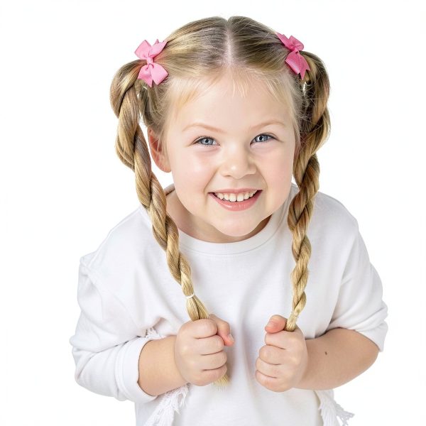 Baby Hair Ties for Girls Grosgrain Ribbon-1