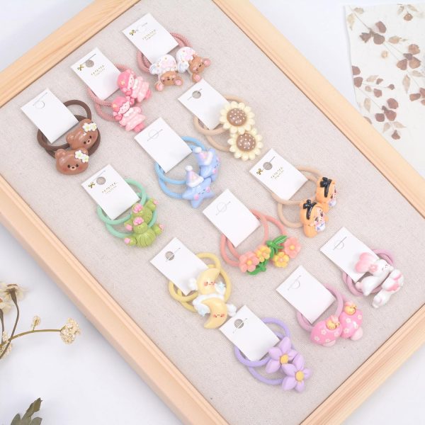 Colorful Hair Ties for Kids by BIANHUAN-2