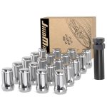 JiiinMiiin Automotive Lug Bolts 12x1.5 Chrome-0