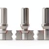 White Knight Carbon Steel Lug Nuts 24 Pack Black Chrome-6