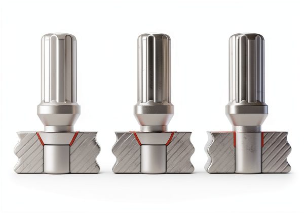 White Knight Carbon Steel Lug Nuts 24 Pack Black Chrome-6