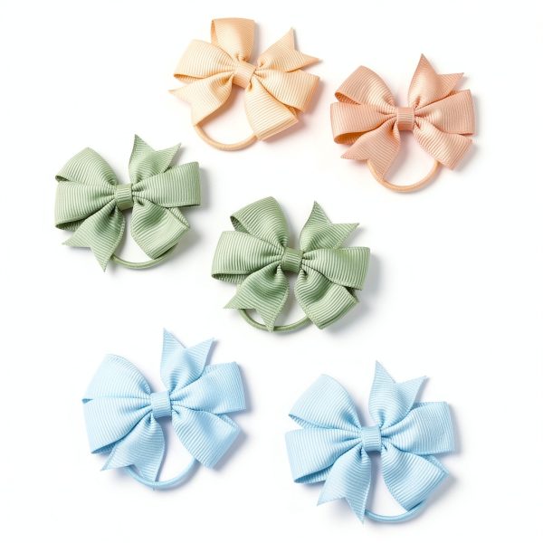 BBGifts Baby Hair Bow Ties Soft Grosgrain 2in-6