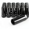 White Knight Carbon Steel Lug Nuts 24 Pack Black Chrome-4