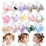 Baby Hair Ties with Bows by BIANHUAN-0