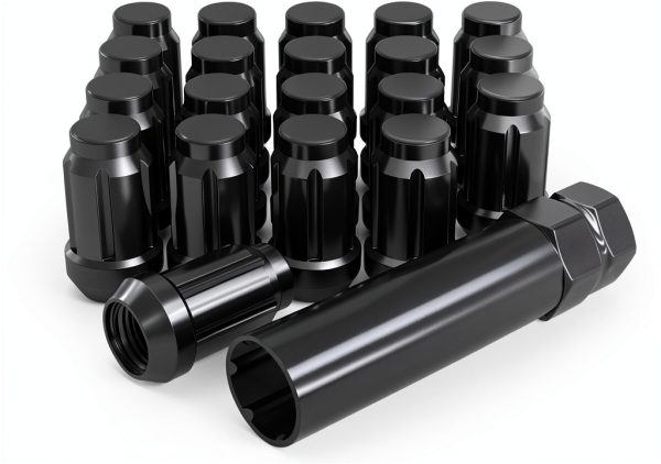 White Knight 6 Spline Small Seating Lug Nuts-0