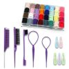 Baby Hair Ties auroray 32 Color Designs Soft Cotton-1