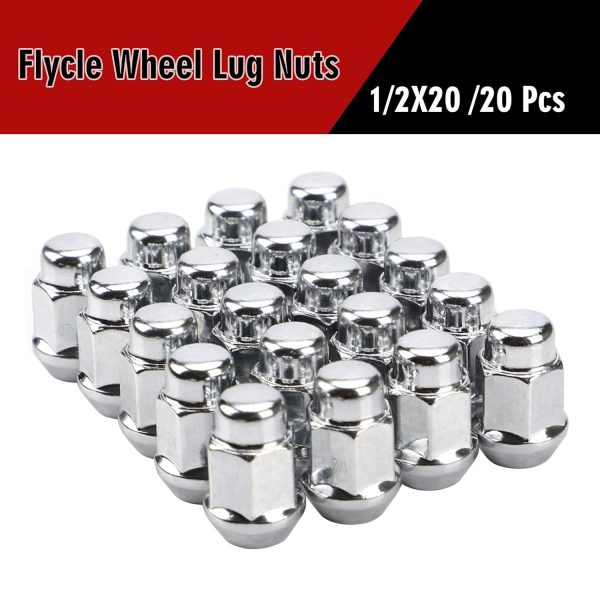 Chrome Acorn Lug Nuts FLYCLE Automotive-2