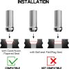 Flycle Chrome Lug Nuts 14x1.5 Lock Design-2