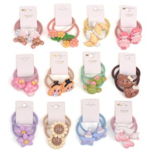 Colorful Hair Ties for Kids by BIANHUAN-0