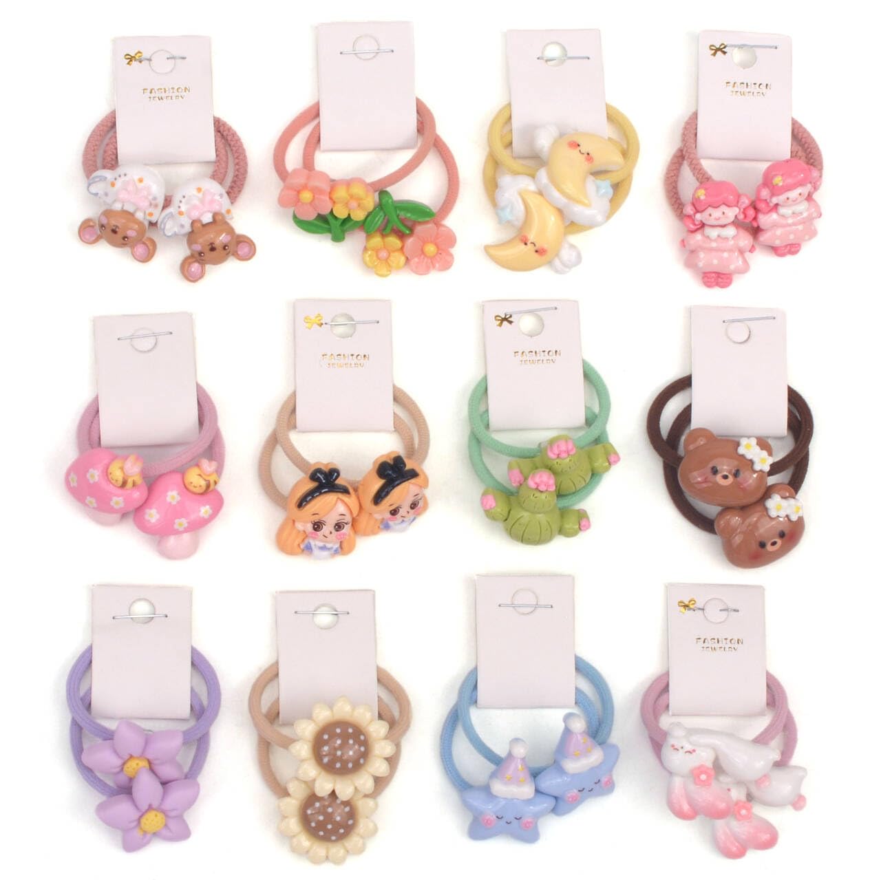 Colorful Hair Ties for Kids by BIANHUAN