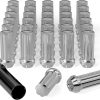 Flycle Chrome Lug Nuts 14x1.5 Lock Design-0