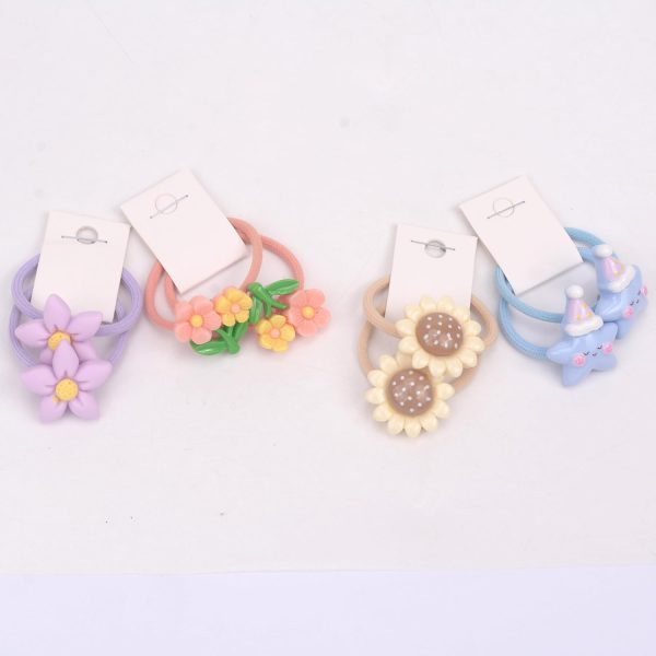 Colorful Hair Ties for Kids by BIANHUAN-5