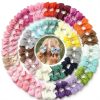 Baby Hair Ties by BBGifts Soft Grosgrain Ribbon-0