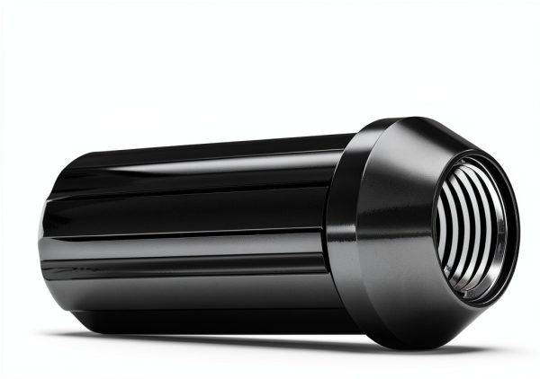 White Knight Carbon Steel Lug Nuts 24 Pack Black Chrome-3