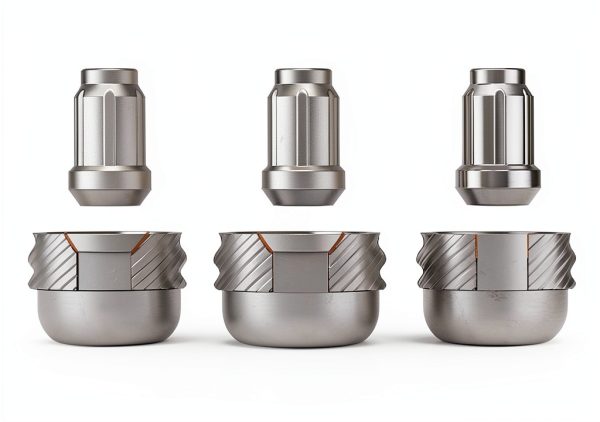 White Knight 6 Spline Small Seating Lug Nuts-6