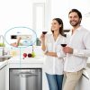 Dishwasher Magnet Clean Dirty Sign Kitensil Stainless Steel 7x1.4in-7