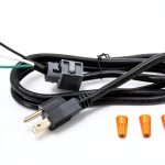 Eastman Dishwasher Power Cord Kit 69011 5.3ft Universal 16‑Gauge Black-0
