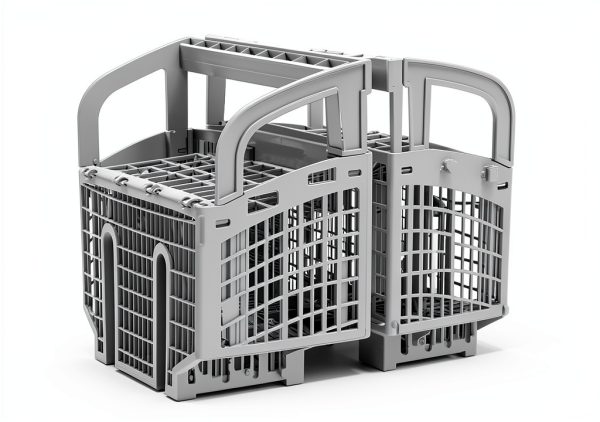 Dishwasher Cutlery Basket Suconvey for Bosch Gray 00675794 Set of 2-1