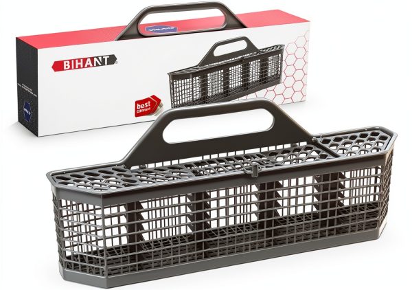 Universal Dishwasher Silverware Basket HiWin Fits GE Whirlpool Samsung-0