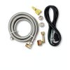 Universal Dishwasher Installation Kit with 6' Connector and Power Cord, Stainless Steel-1