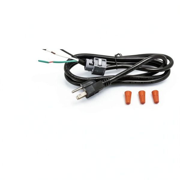 Eastman Dishwasher Power Cord Kit 69011 5.3ft Universal 16‑Gauge Black-1