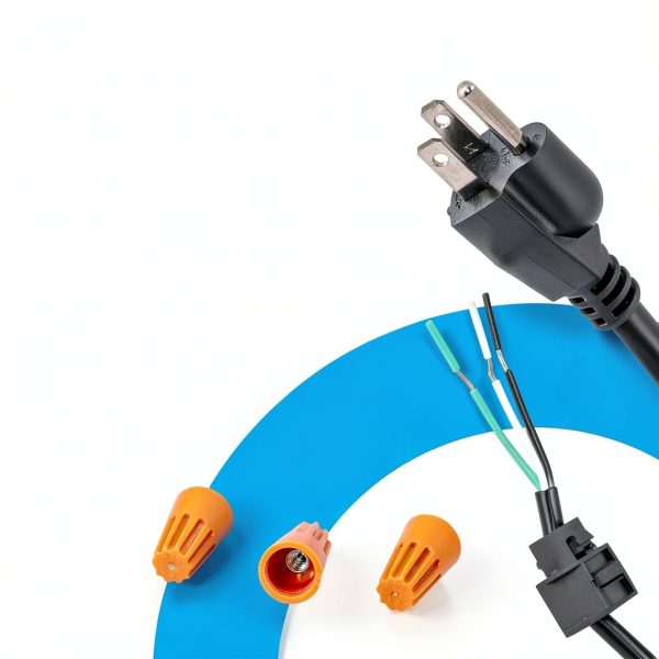 Eastman Dishwasher Power Cord Kit 69011 5.3ft Universal 16‑Gauge Black-2