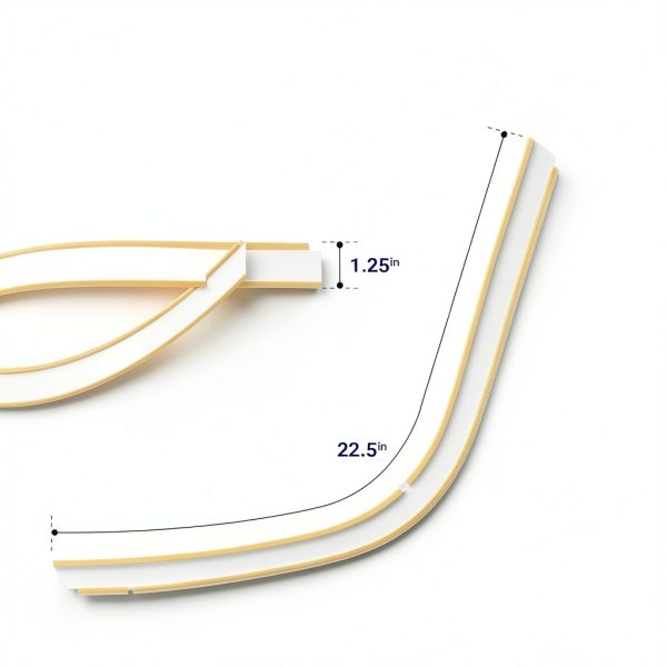 BlueStars 809006501 Dishwasher Bottom Door Gasket Replacement Part – Compatible for Frigidaire Kenmore Electrolux Dishwashers - Replaces 154576501 154297601 PS9495545 AP5809675-1
