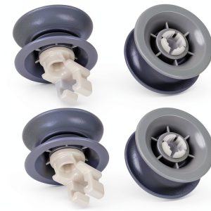 Dishwasher Upper Rack Roller 611666 by BUNNY BUGGS 4-Piece Wheel Kit-0