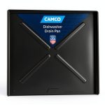 Dishwasher Drain Pan Camco Polymer 24 x 20-1/2" Leak Protection-0