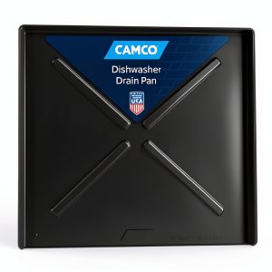 Dishwasher Drain Pan Camco Polymer 24 x 20-1/2" Leak Protection-0