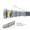 Washing Machine Drain Hose 10ft Elyfree Universal Extension for LG GE-4