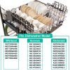 Dishwasher Top Rack Adjuster Luckman W10350375 Upgraded Polymer Fit-2